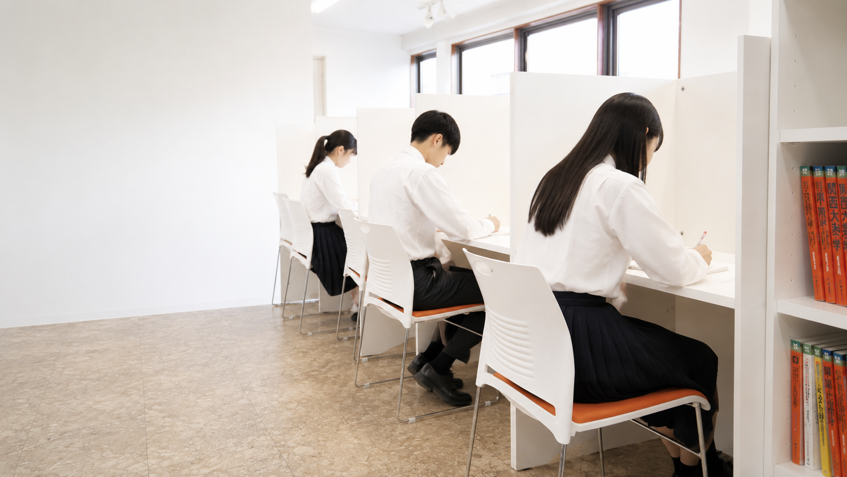 StudyBaseで勉強する高校生