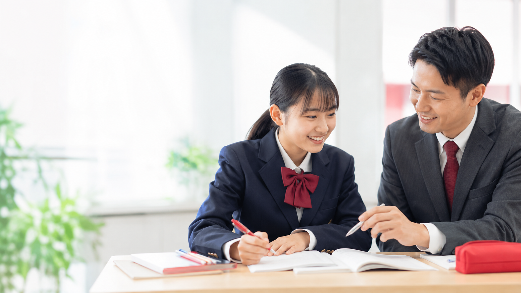 夏に向けて前向きに学ぶ中3生